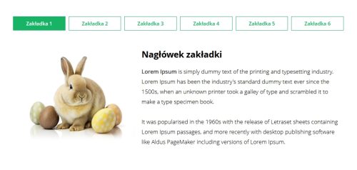 Read more about the article Responsywna nawigacja z zakÅ‚adkami – tabs navigation, w HTML, CSS i JavaScript