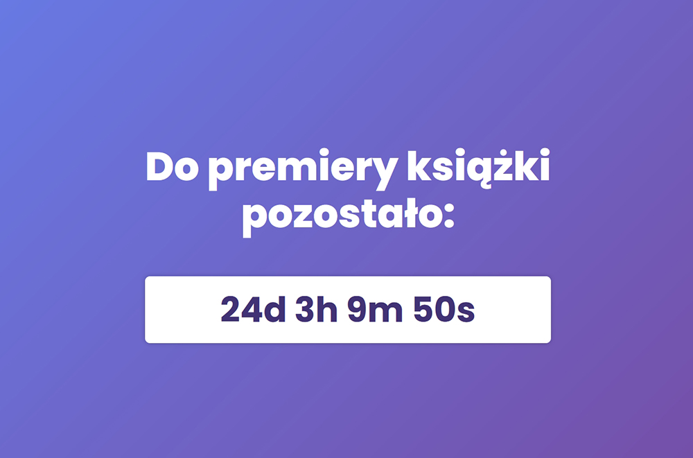 Read more about the article Skrypt timera odliczający czas, w html, css, js